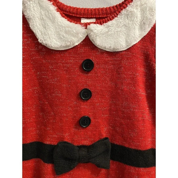 MRS SANTA CLAUS GIRLS DRESS SIZE 6- SMALL. PERFECT CONDITION.NO FLAWS.NO DEFECTS - Picture 2 of 9